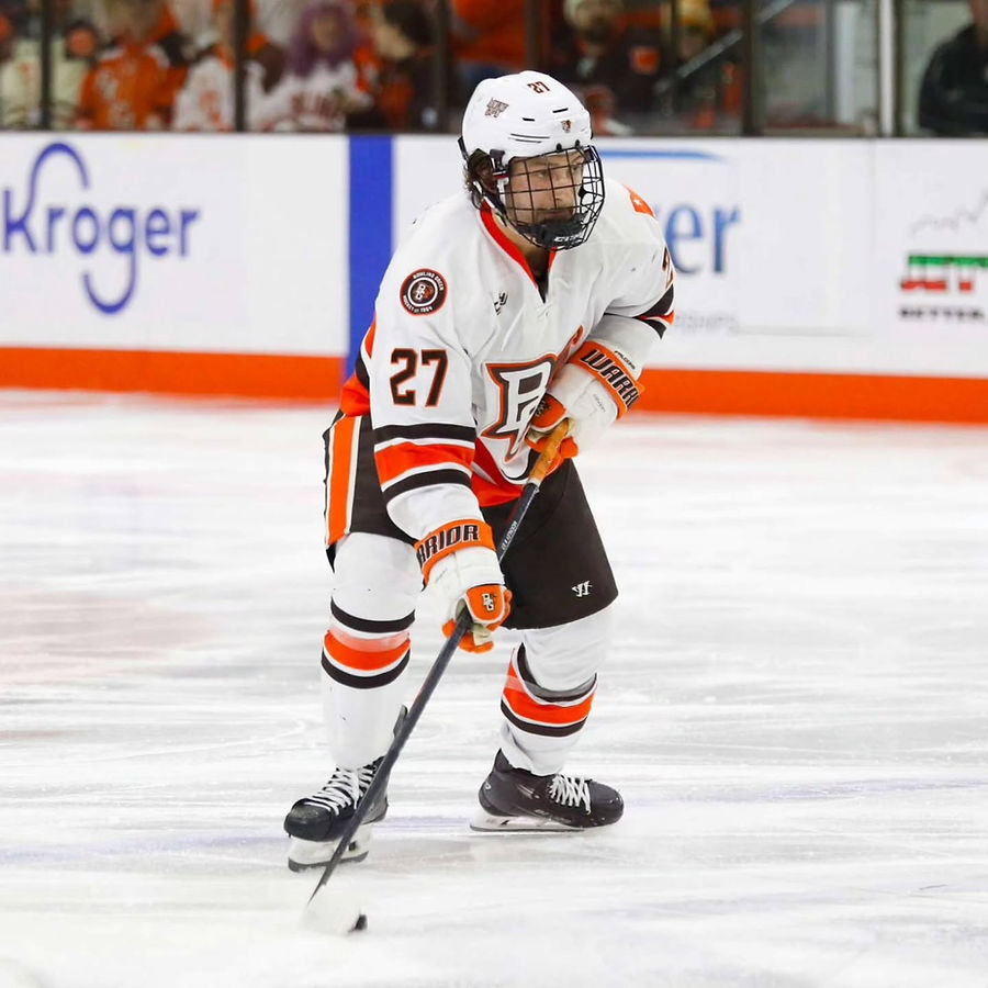 Bowling Green defenceman and ABG Elite Skills coach Breck McKinley.
